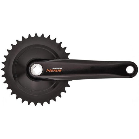 Shimano cues fc-c6000 crankstel 33t - 170 mm - vierkant - voor cityfiets trekkingfiets - zwart