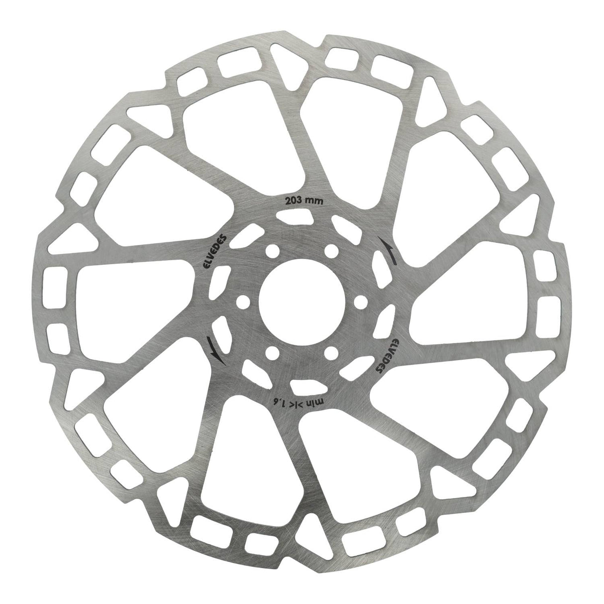 Elvedes Remschijf 6-gaats ø203mm T=1,8mm