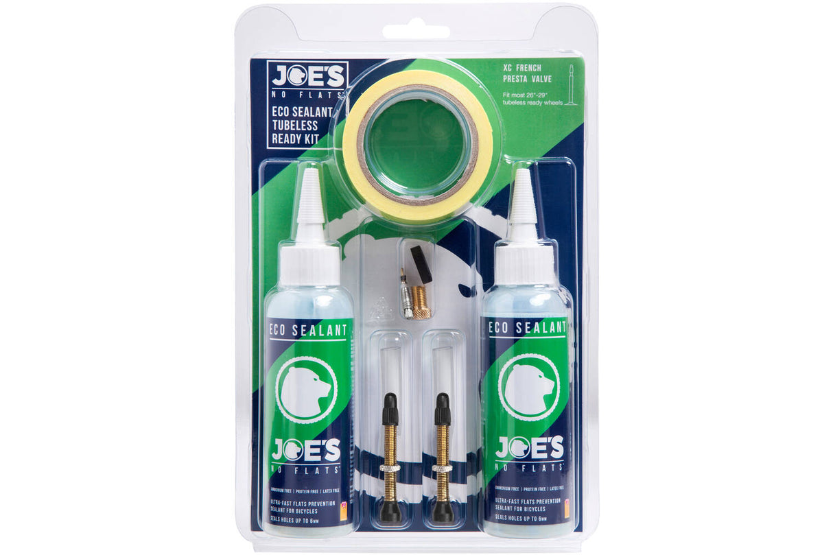 Joe's no flats Tubeless ready kit eco sealant 48mm ventiel 21mm tape