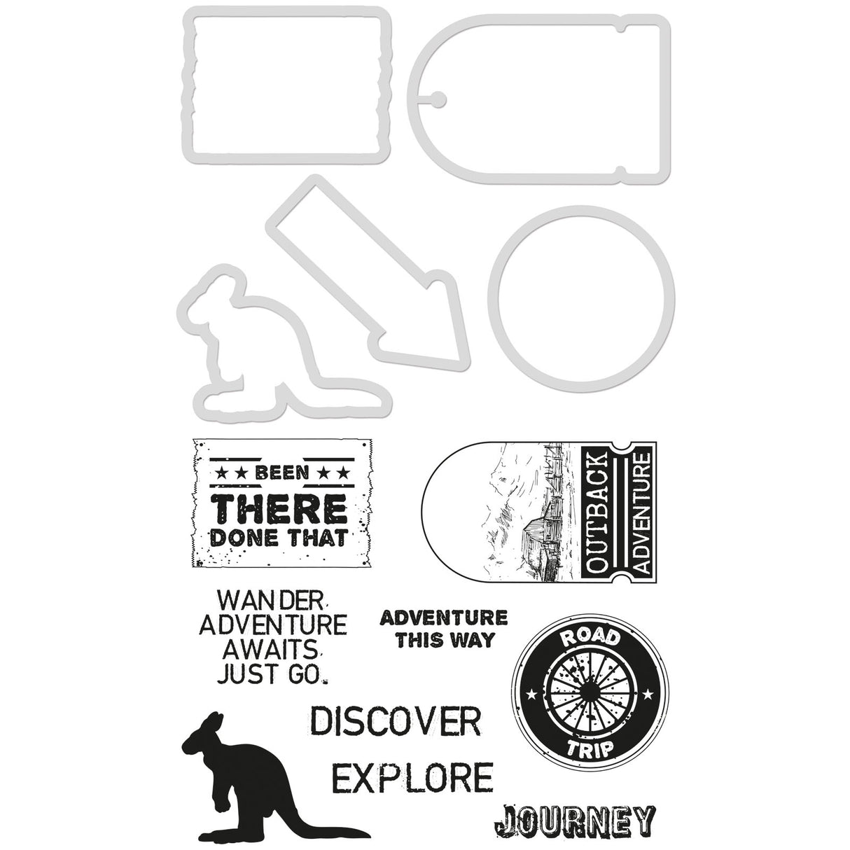 Kaisercraft • decorative die stamp adventure