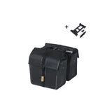 Basil dubbele fietstas urban dry mik 50 liter 16 x 31 x 32 cm (2x) - mat zwart