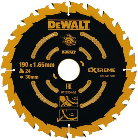 Dewalt accessoires dewalt elite serie - cirkelzaagblad - 190x30mm - 24 tanden - anti-kickback