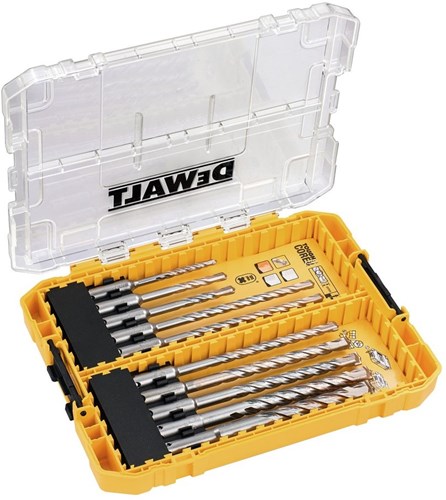Dewalt accessoires dt70753 | sds-plus | borenset | 10-delig | in tough case - dt70753-qz
