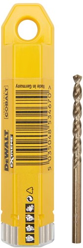 Dewalt accessoires hss industrial cobalt metaalboor 4.5mm - dt4927-qz