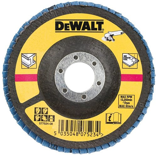 Dewalt accessoires lamellen schuurschijf, ø125mm, k60 - dt3309-qz - 10 stuks - dt3309-qz