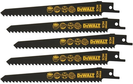 Dewalt accessoires reciprozaagblad hcs 152x4,2mm hout en kunststof, snel met fijne afwerking - dt2362-qz