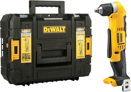 Dewalt dcd740nt 18v haakse accuboormachine | body in tstak | zonder accu's en lader - dcd740nt-xj