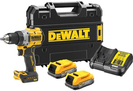 Dewalt dcd800e2t | xr g3 accu boormachine 18v in tstak (2x 1.7ah powerstack accu + lader) - dcd800e2t-qw