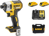 Dewalt dcf887d2 | xr brushless li-ion accu slagschroevendraaier 18v in koffer (2x 2.0ah accu + lader) - dcf887d2-qw