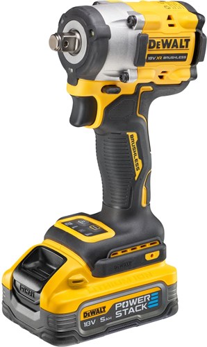 Dewalt dcf921p2lrt-qw compact accu slagmoersleutel | frictiering lanyard-ready | xr 18v | 1 2'' | 2x 5,0ah accu's + lader | in tstak - dcf921p2lrt-qw