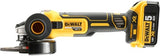 Dewalt haakse slijper dcg405p2-qw 18v 125mm brushless