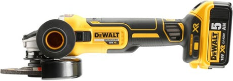 Dewalt dcg405p2 accu haakse slijper | 125 mm bl | 18 v 5.0 ah xr li-ion | +tstak