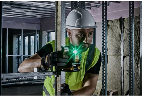 Dewalt dcle34021n-xj accu kruislijnlaser groen 18v xr zonder accu's en lader in t-stak - dcle34021n-xj