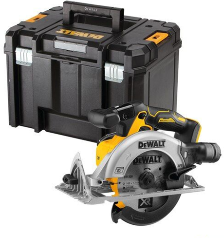 Dewalt dcs565nt-xj | accu cirkelzaag | xr | 18 volt | 165 mm | body in tstak | zonder accu's laders - dcs565nt-xj