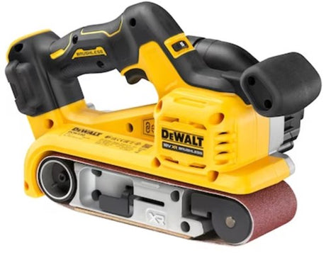 Dewalt dcw220n-xj | xr brushless accu bandschuurmachine 18v 75x533mm in doos | zonder accu's en lader - dcw220n-xj