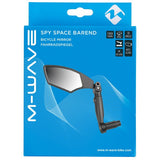 M-wave fietsspiegel voor links spy space barend - montage op stuuruiteinde