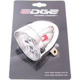 Edge koplamp retro 3 led aan uit - incl. batterijen - chroom