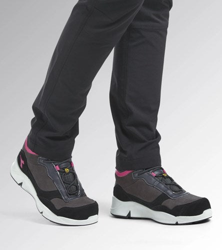 Diadora werkschoen athena mid 179901 s3l | nine iron raspberry (d0458) | maat 42 - 8053607443529