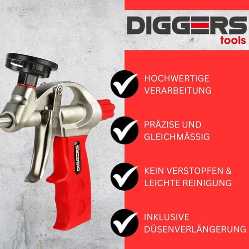 Diggers pur schuimpistool - dig811