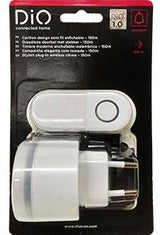 Di-o dio draadloze deurbel set plug-in design mini 150m - 6960404