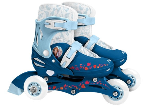 Disney Frozen 2 inline skates hardboot wit blauw maat 27-30