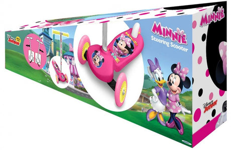 Disney Minnie Mouse 3-wiel kinderstep voetrem meisjes roze zilver