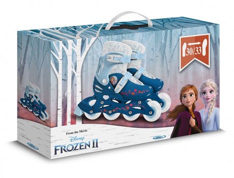 Disney Frozen 2 inline skates hardboot wit blauw maat 30-33