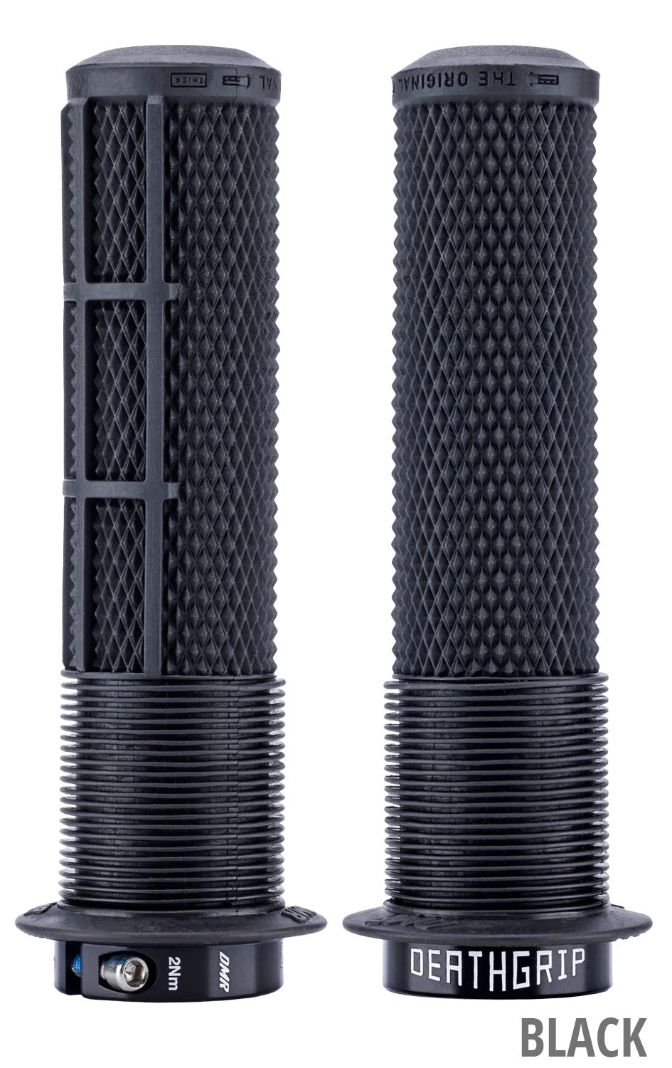 Dmr brendog death grip 2 lock-on grips -thin 133 x 29.8 mm | gum