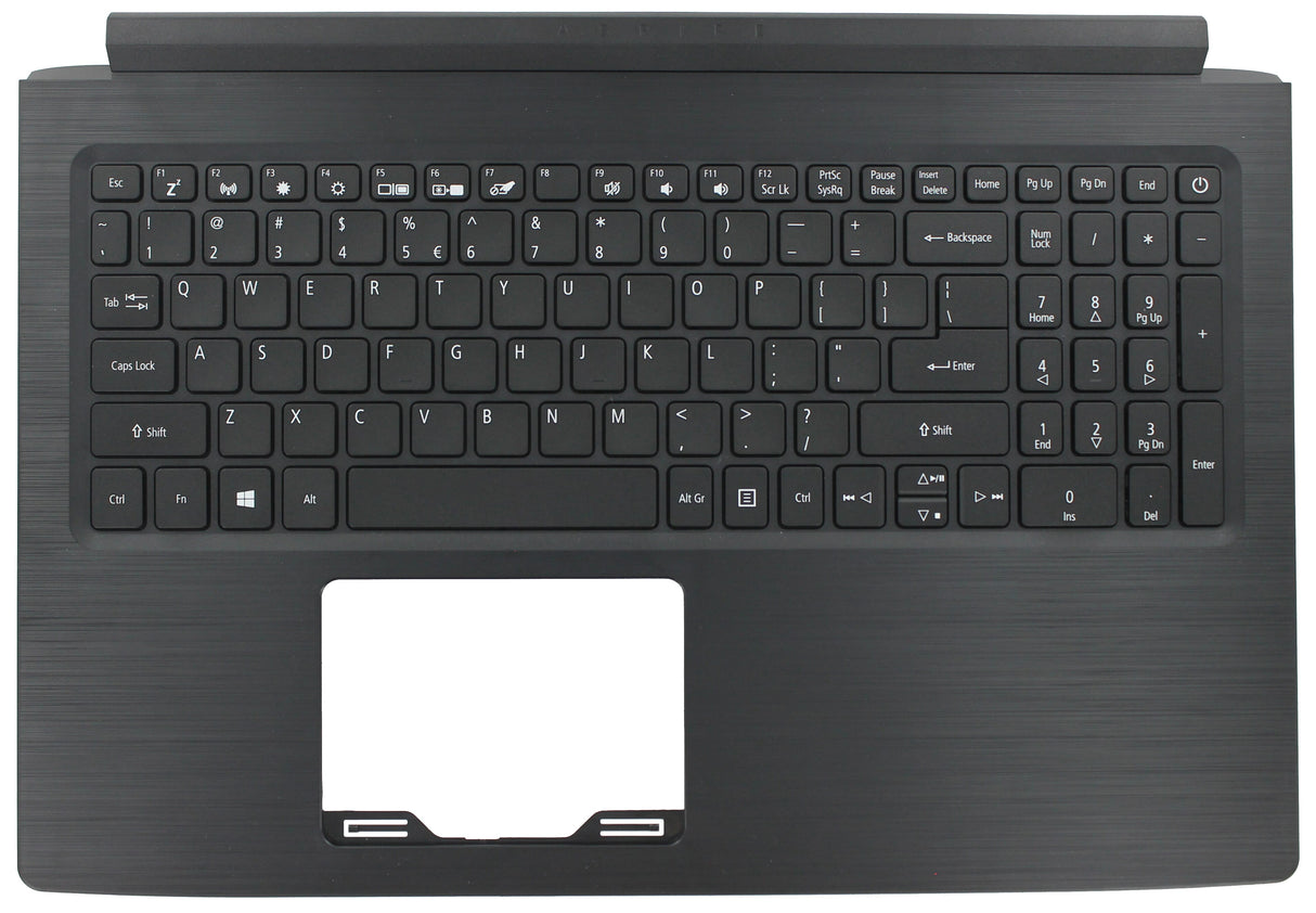 Acer laptop toetsenbord qwerty us + top cover - zwart