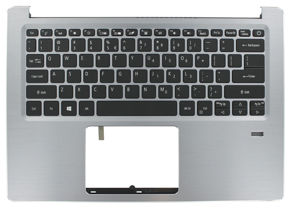 Acer laptop toetsenbord qwerty us + top cover - zilver