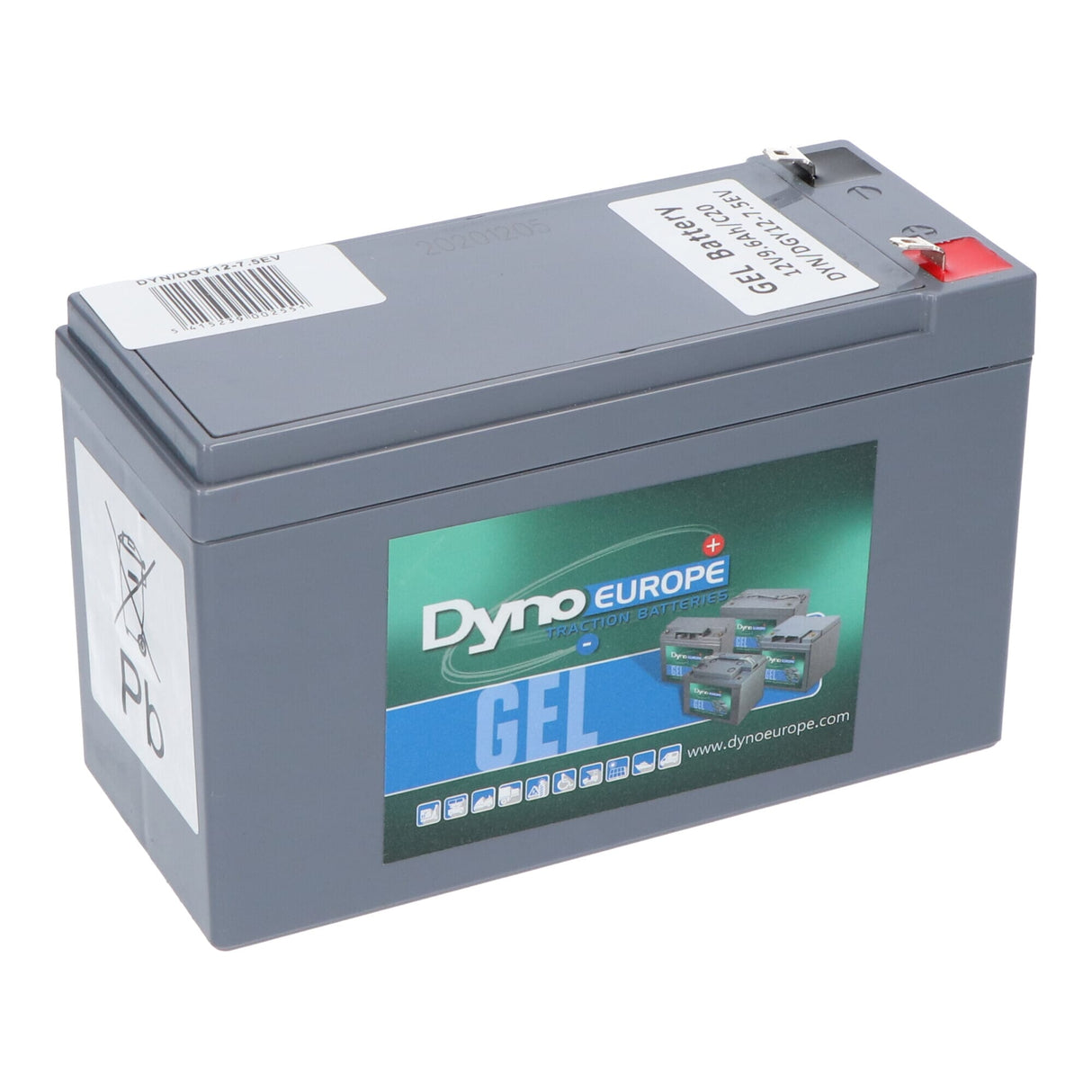 Dyno Europe Dyno Gel Accu 12V 7.5Ah