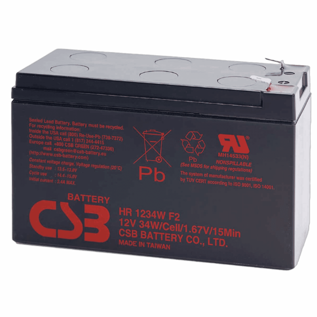 Csb battery csb ups batterij vervangingsset rbc110