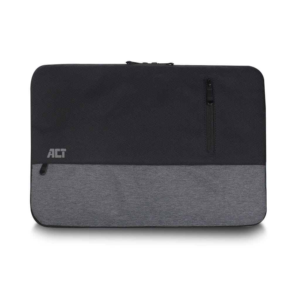 ACT Urban laptop sleeve 15,6 inch , zwart grijs