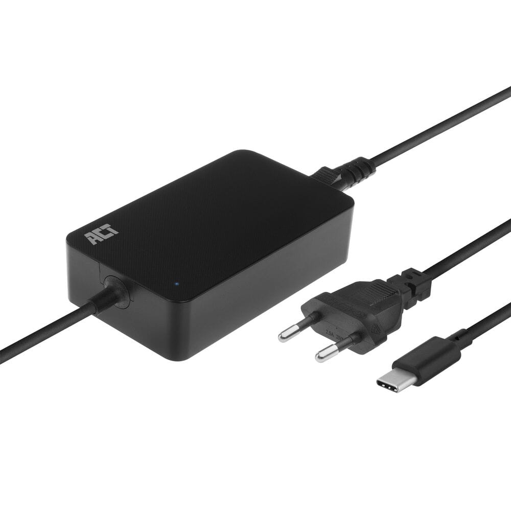 ACT USB-C laptoplader met Delivery profielen 65W