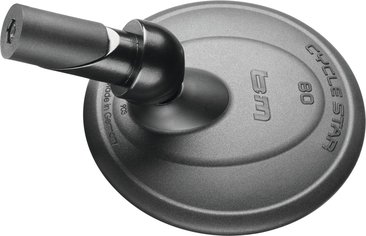 Busch + müller busch m�ller spiegel rond in stuur 80mm zwart