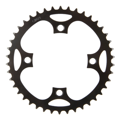 Messingschlager samox e-bike kettingblad 44t bcd 104 mm. 1 2x3 32 en 11 128 staal zwart