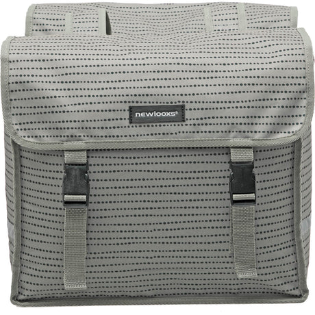 Fiori Dubbele Fietstas - Waterafstotend Polyester - 30L - Zwart Blauw Grijs