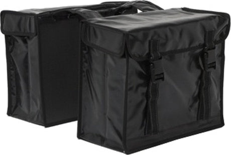 New Looxs Dubbele Tas Bisonyl XL Zwart - Fietstas - Unisex - Zwart