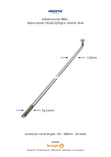 Alpina Spaken 13G (2,34mm) 230mm Zink (P36)