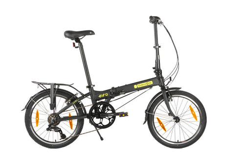 Buzaglo dahon vouwfiets 20 hit 6 spd. derailleur v-brakes pitch (mat zwart)