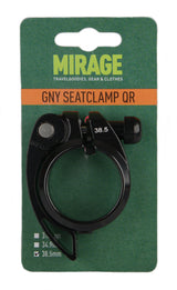 Buzaglo mirage zadelpenklem gny met qr 38.5 mm zwart