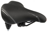 Zadel Selle Bassano Volare XXL dubbelveer - zwart