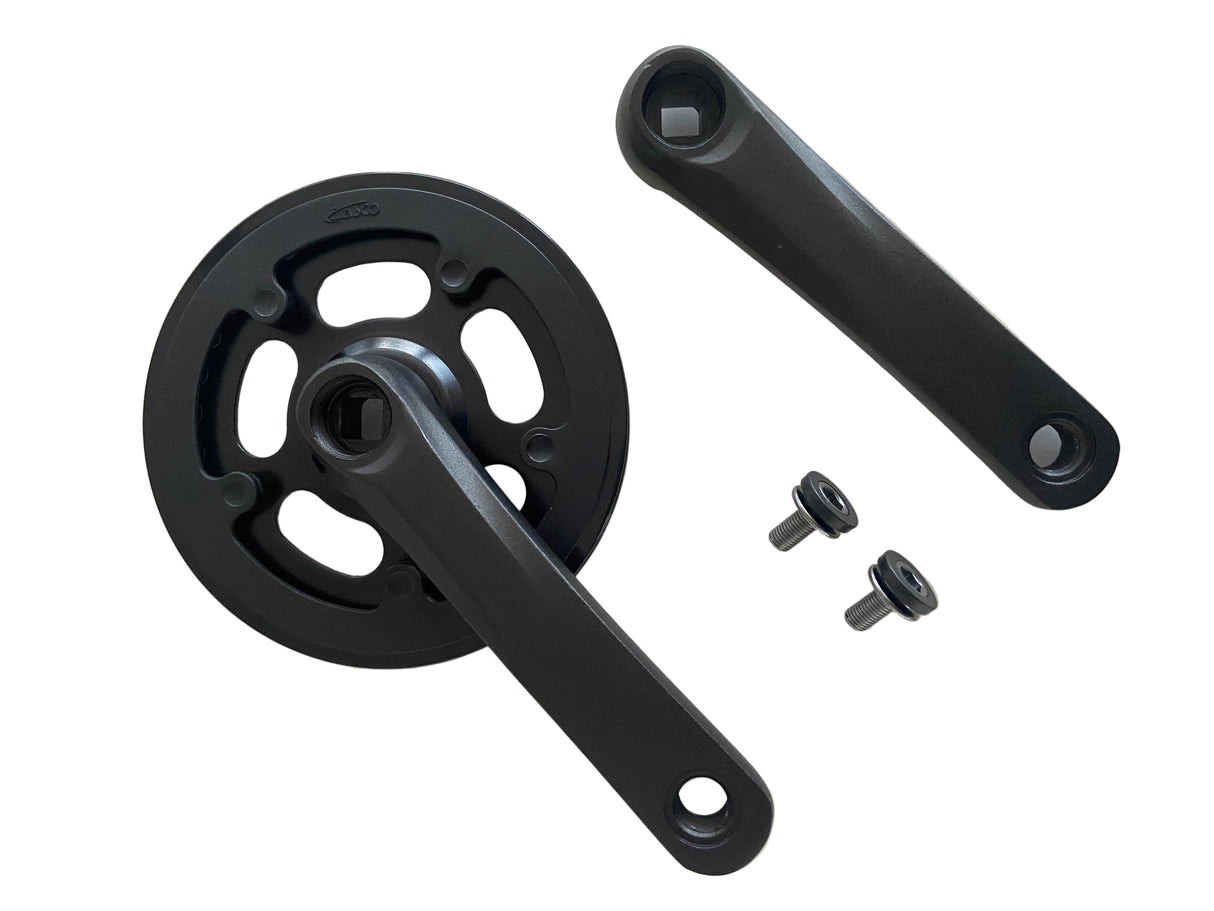 Hulzebos cycle parts b.v. lasco crankset 32t 140mm dubbele beschermrand zwart