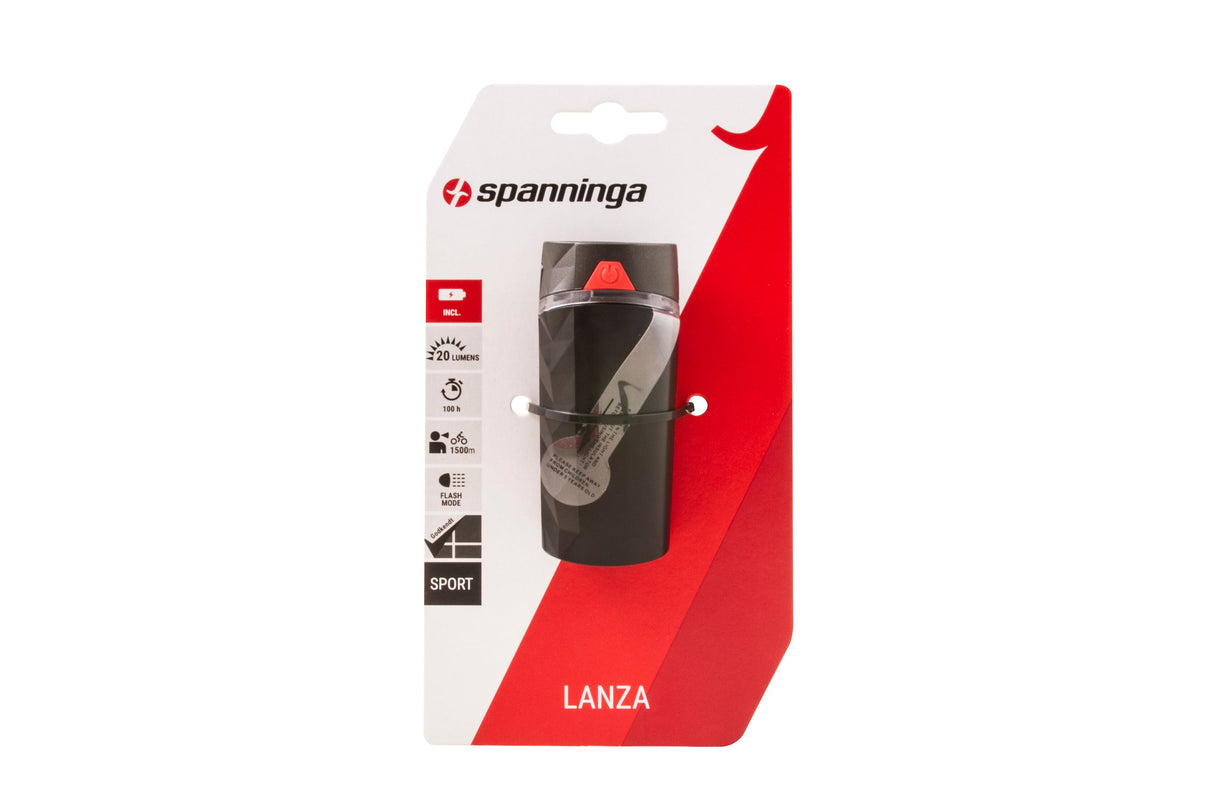 Spanninga koplamp Lanza batterij 20 lumen