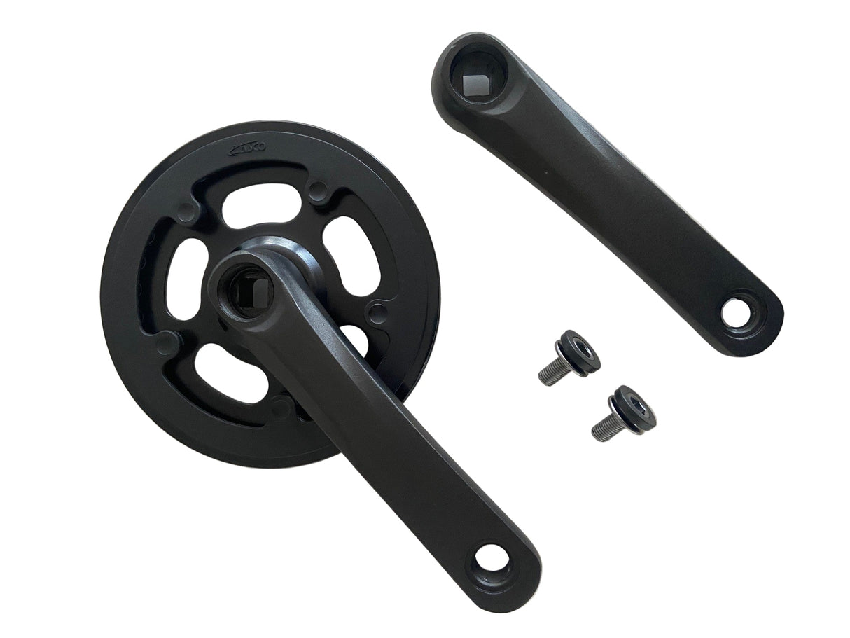 Hulzebos cycle parts b.v. lasco crankset 32t 155mm dubbele beschermrand zwart