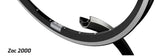 Ryde b.v. velg 26' - 14 zac2000 26 -559 zwart 32 gts. cnc