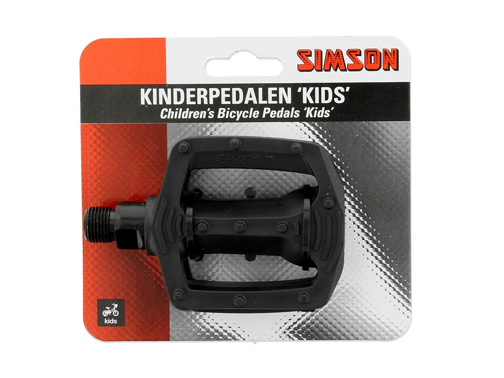 pedalen set Basic 9 16 inch zwart
