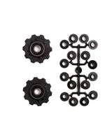 derailleurwieltjes 10 tanden 8S zwart 2 stuks