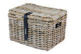 Basil b.v. fietsmand basil dax s met deksel 27 x 37 x 24 cm - grijs