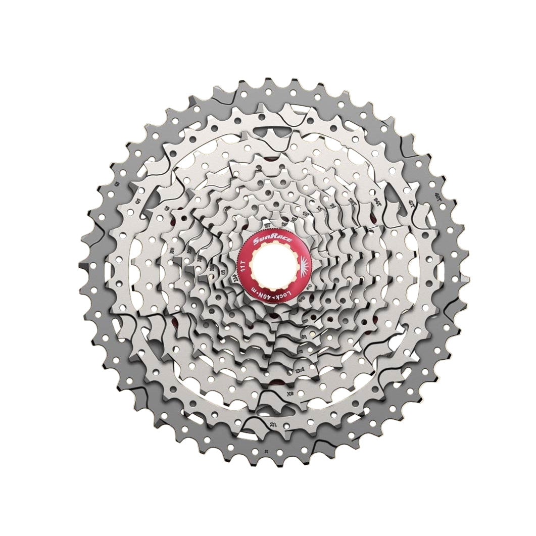 SunRace cassette 10V 11-46 CSMS3 metallic silver